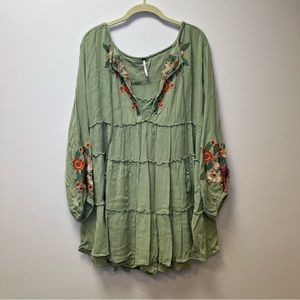 Free People Embroidered Dress